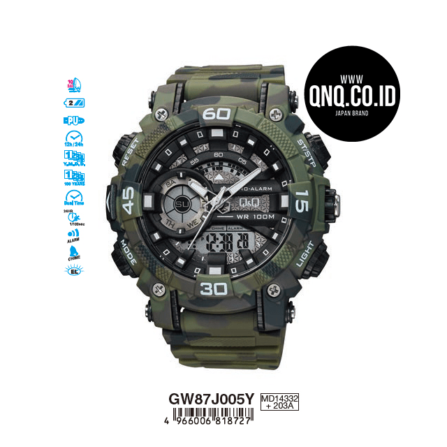 Jam Tangan Q&Q Original GW87J005Y