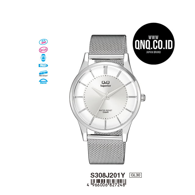 Jam Tangan Q&Q Original S308J201Y