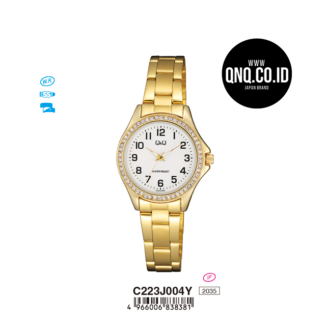 Jam Tangan Analog Q&Q Original C223J004Y