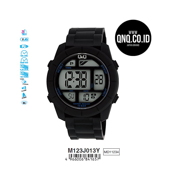 Jam Tangan digital Q&Q Original M123J013Y