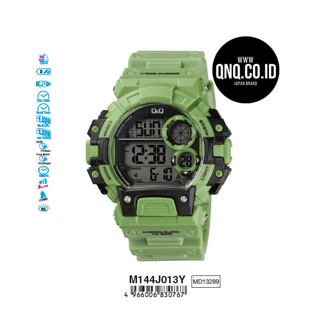 Jam Tangan digital Q&Q Original M144J013Y