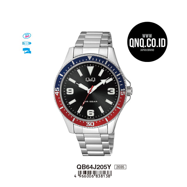 Jam Tangan digital Q&Q Original QB64J205Y