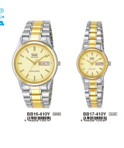 Jam Tangan Couple Q&Q Original BB16J410Y & BB17J410Y