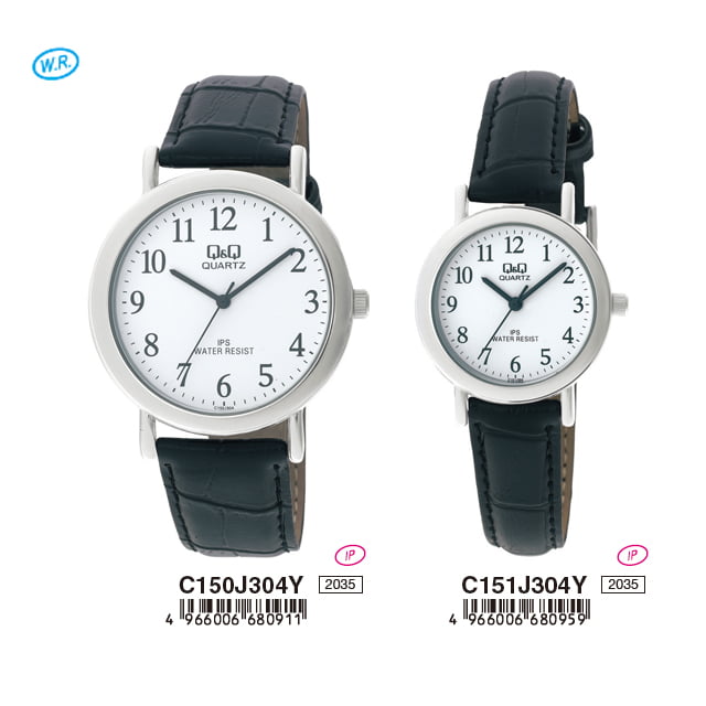 Jam Tangan Couple Q&Q Original C150J304Y & C151J304Y
