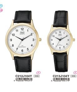 Jam Tangan Couple Q&Q Original C212J104Y & C213J104Y
