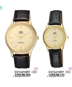 Jam Tangan Couple Q&Q Original C214J100Y & C215J100Y