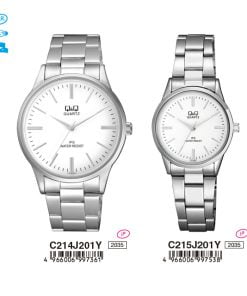 Jam Tangan Couple Q&Q Original C214J201Y & C215J201Y