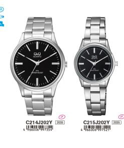 Jam Tangan Couple Q&Q Original C214J202Y & C215J202Y