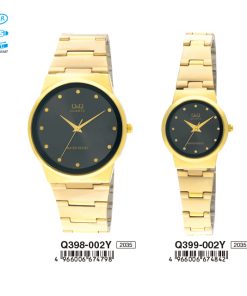 Jam Tangan Couple Q&Q Original Q398J002Y & Q399J002Y