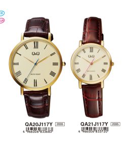 Jam Tangan Couple Q&Q Original QA20J117Y & QA21J117Y