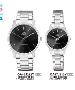 Jam Tangan Couple Q&Q Original QA46J212Y & QA47J212Y