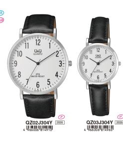 Jam Tangan Couple Q&Q Original QZ02J304Y & QZ03J304Y