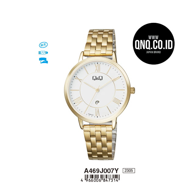 Jam Tangan Analog Q&Q Original A469J007Y
