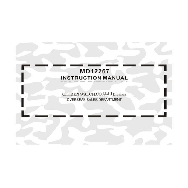 mesin Digital miyota cal md12267