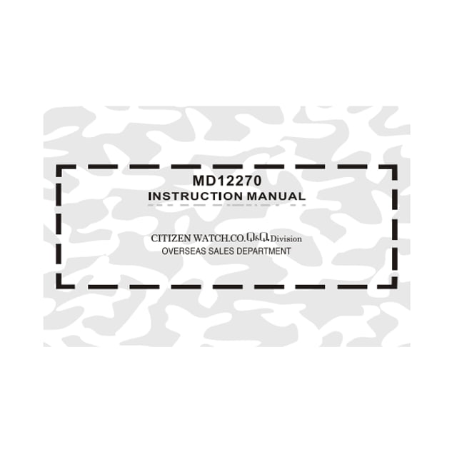 mesin Digital miyota cal md12270