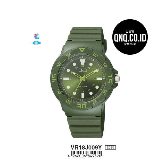 Jam Tangan Analog Q&Q Original VR18J009Y