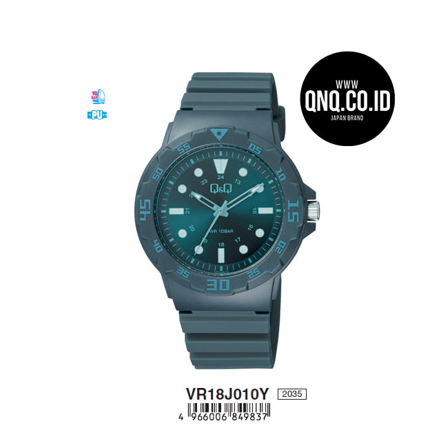 Jam Tangan Analog Q&Q Original VR18J010Y