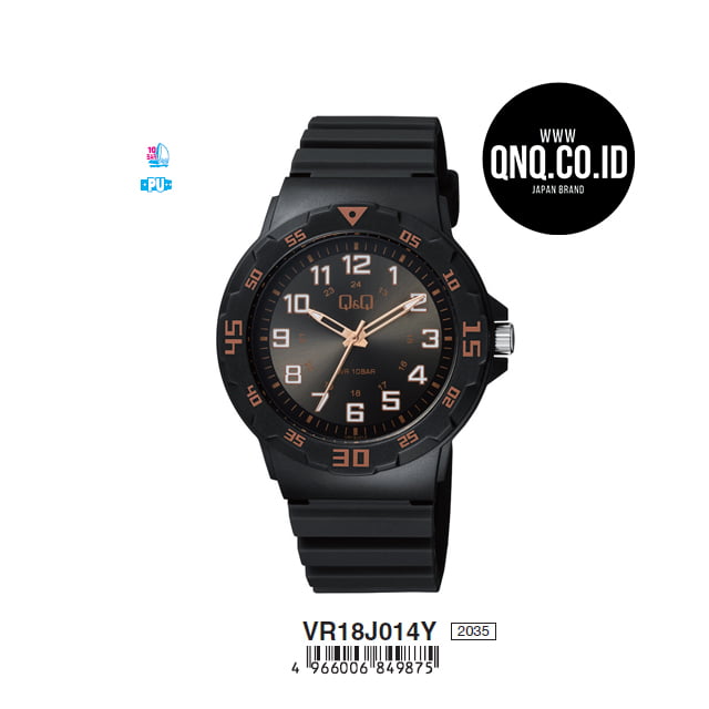 Jam Tangan Analog Q&Q Original VR18J014Y