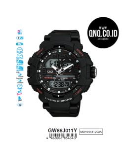 Jam Tangan Dual Time Q&Q Original GW86J011Y