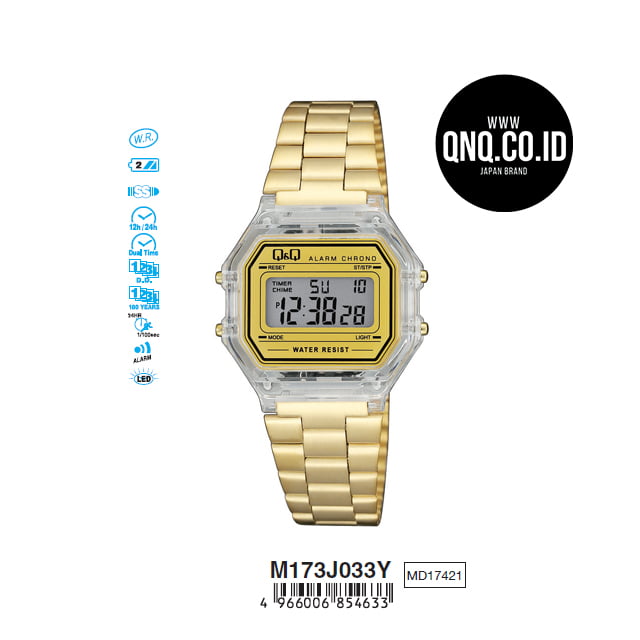Jam Tangan Digital Q&Q Original M173J033Y