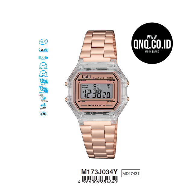 Jam Tangan Digital Q&Q Original M173J034Y