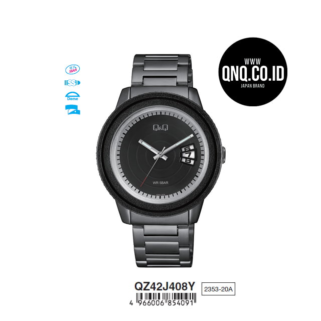 Jam Tangan Analog Q&Q Original QZ42J408Y