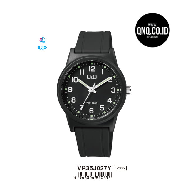 Jam Tangan Analog Q&Q Original VR35J027Y