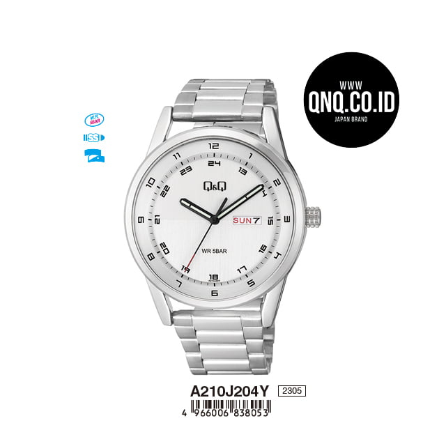 Jam Tangan Analog Q&Q Original A210J204Y