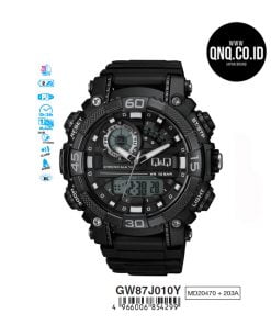 Jam Tangan Dual Time Q&Q Original GW87J010Y