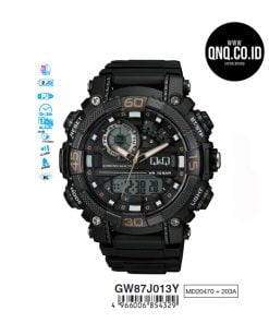 Jam Tangan Dual Time Q&Q Original GW87J013Y
