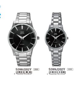 Jam Tangan Couple Q&Q Original S398J202Y & S399J202Y