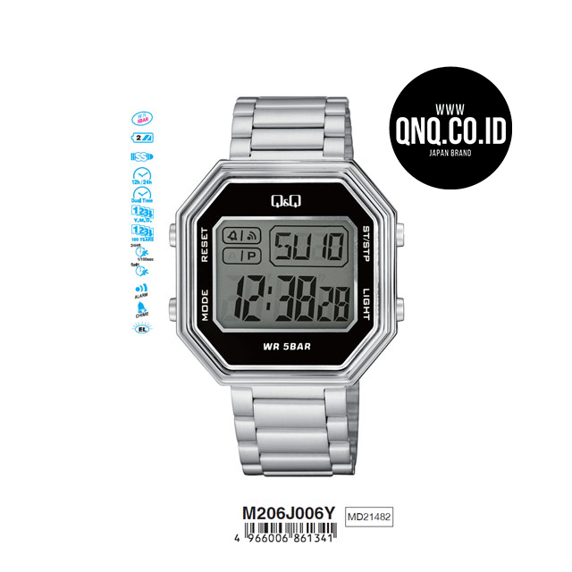 Jam Tangan Digital Q&Q Original M206J006Y