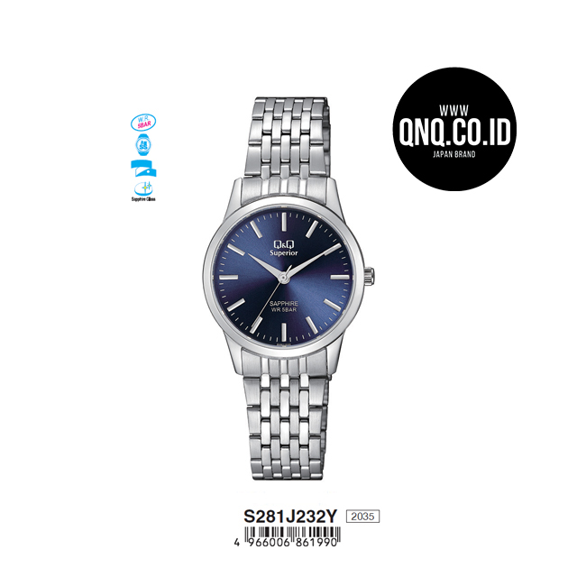 Jam Tangan Analog Q&Q Original S281J232Y