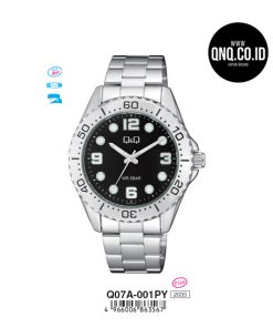 Jam Tangan Analog Q&Q Original Q07A-001PY