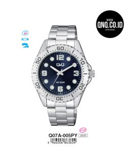 Jam Tangan Analog Q&Q Original Q07A-005PY
