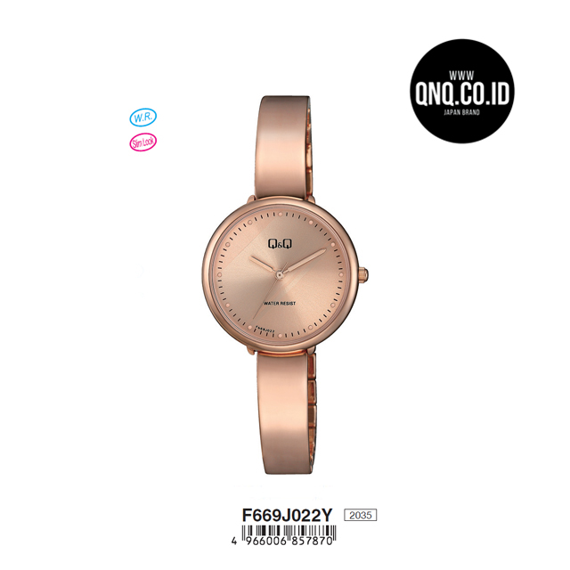 Jam Tangan Analog Q&Q Original F669J022Y