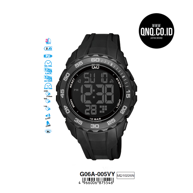 Jam Tangan Digital Q&Q Original G06A-005