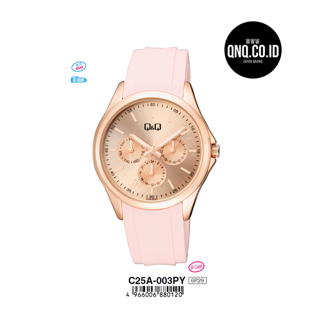 Jam Tangan Analog Q&Q Original C25A-003PY