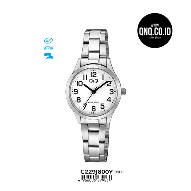 Jam Tangan Analog Q&Q Original C229J800Y