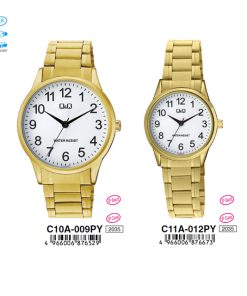 Jam Tangan Analog Q&Q Original C10A-009PY & C11A-012PY