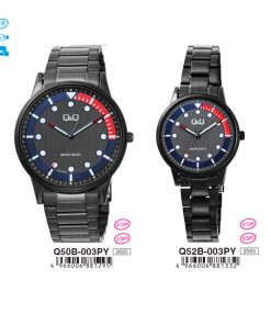Jam Tangan Analog Q&Q Original Q50B-003PY & Q52B-003PY