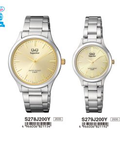 Jam Tangan Analog Q&Q Original Superior S278J200Y & S279J200Y
