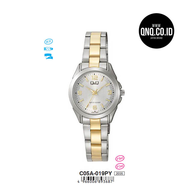 Jam Tangan Analog Q&Q Original C05A-019PY
