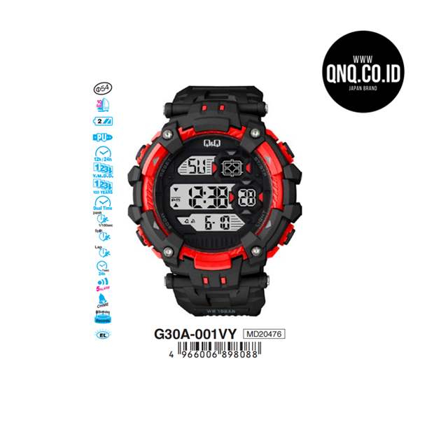 Jam Tangan Analog Q&Q Original G30A-001PY