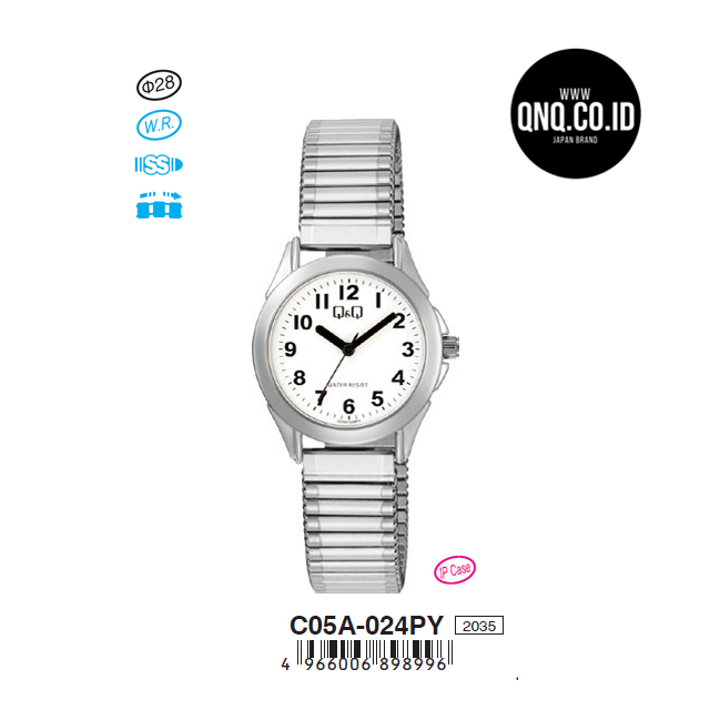 Jam Tangan Analog Q&Q Original C05A-024PY