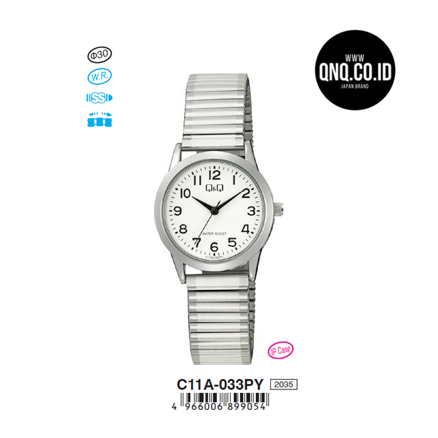 Jam Tangan Analog Q&Q Original C11A-033PY