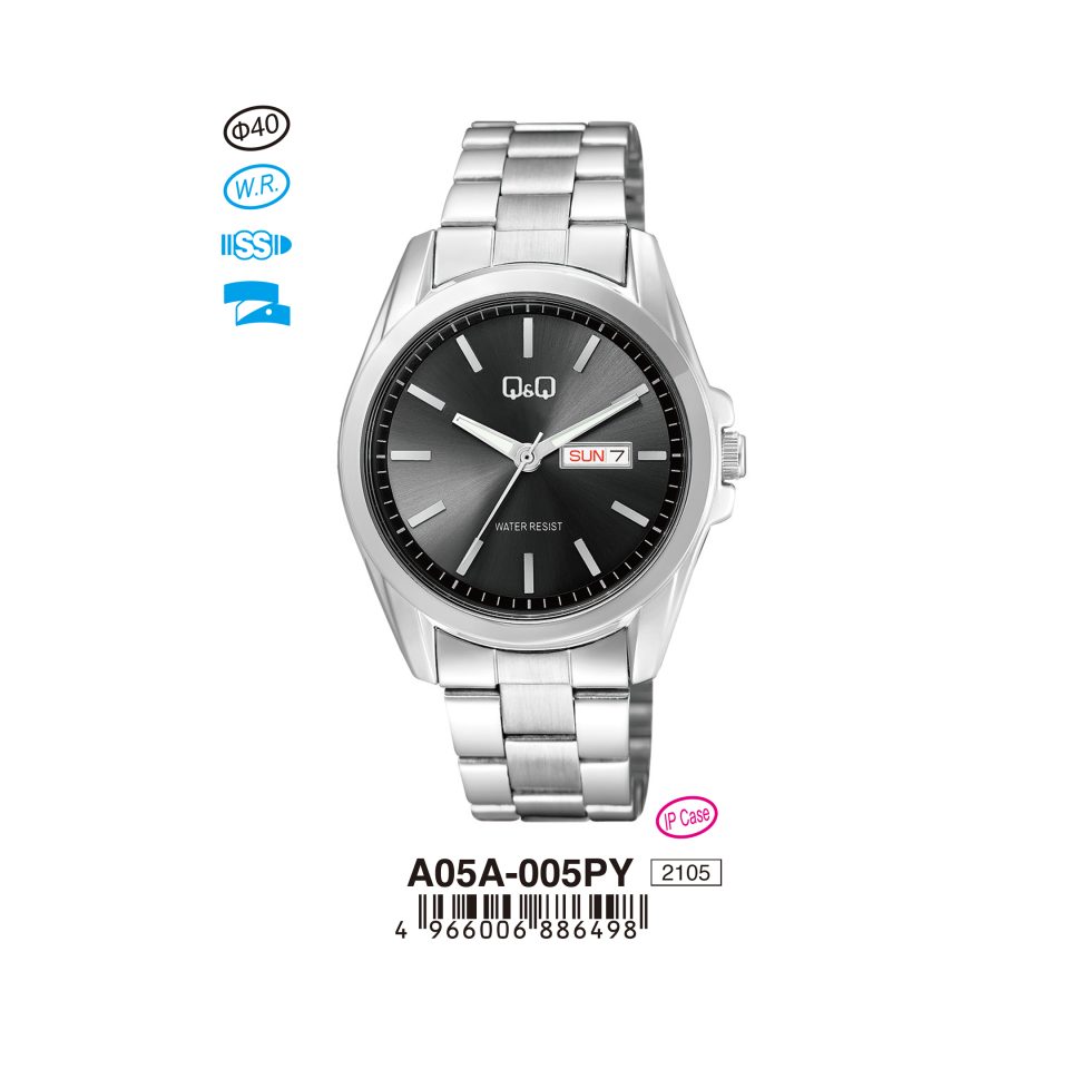 Q&Q A05A005PY Jam Tangan Pria