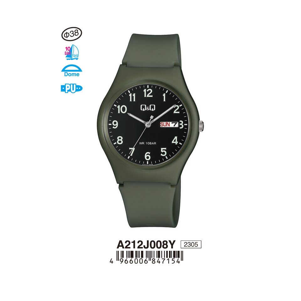 Q&Q A212J008Y Jam Tangan Pria