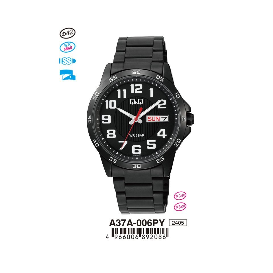 Q&Q A37A006PY Jam Tangan Pria