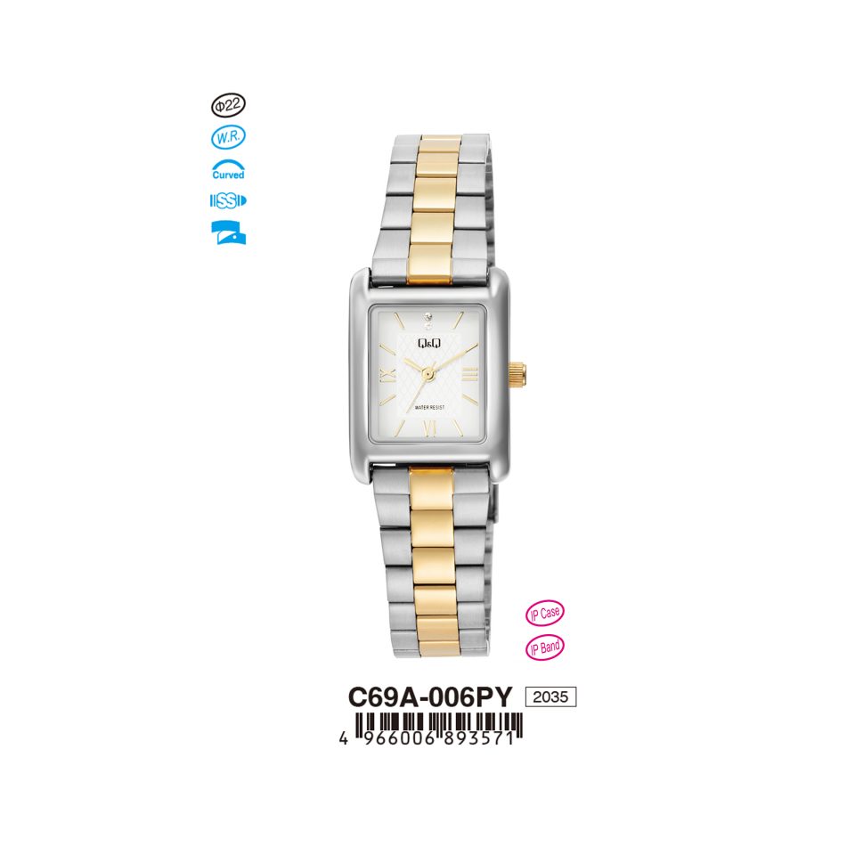 Q&Q C69A-006PY Jam Tangan Wanita